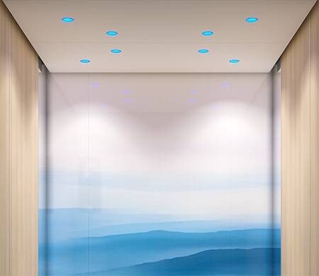 ออกแบบภายในห้องโดยสารลิฟต์